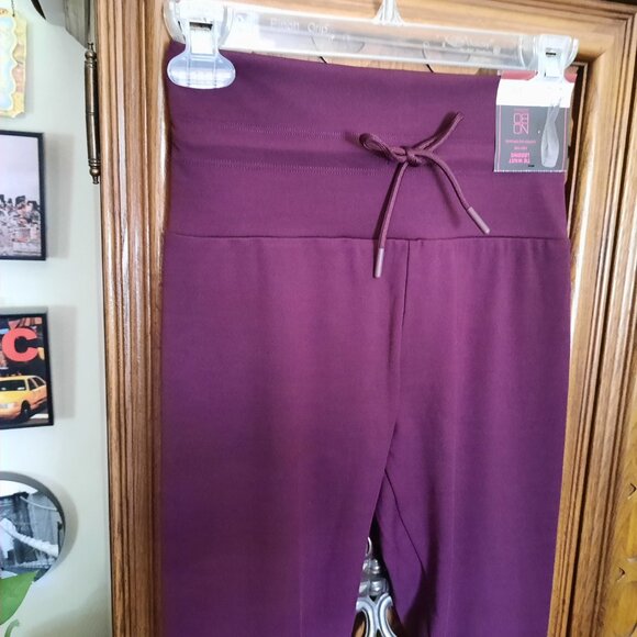 NO BOUNDARIES Tie-Waist Cuffed Leggings - Plum/Purple, Size S, NWT! - Picture 5 of 16